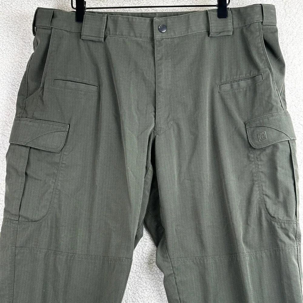 5.11 Tactical Ripstop Cargo Pants Mens 35x30 Olive Green Utility Gorpcore